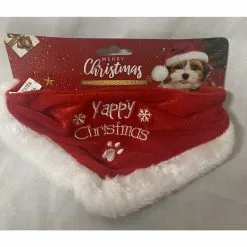 Pet Costume - Christmas Bandana With Fur