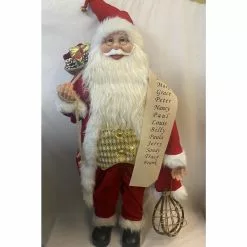 Christmas Decoration - 90cm Standing Santa Claus