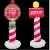 Christmas Inflatables - Santa Stop Sign, Assorted -Halloween Costumes Sales inflatables santa stop sign assorted
