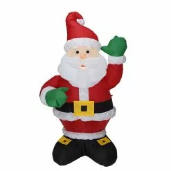 Christmas Inflatables - Santa, Waving 135 Cm