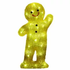 LED Acrylic - 39 Cm Gingerbread Man