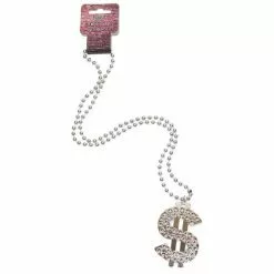 Necklace - Dollar Bling, Silver