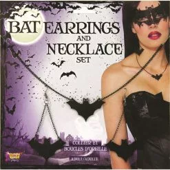 Necklace & Earrings Set - Bat