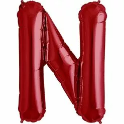Balloon - 86 Cm Foil Letter Red 13 Balloon - 86 Cm Foil Letter Red -Halloween Costumes Sales ns00235