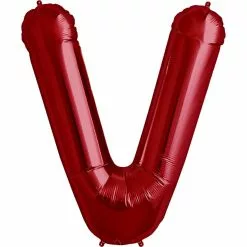 Balloon - 86 Cm Foil Letter Red 10 Balloon - 86 Cm Foil Letter Red -Halloween Costumes Sales ns00243