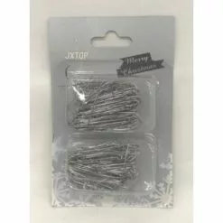Ornament Hooks - 3.5 Cm Silver 200 Pk