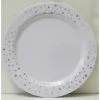 Plate - Dinner, Stars Silver -Halloween Costumes Sales plate dinner stars silver
