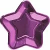 Plates - Dinner, Star Metallic Pink 8 Pk 2 Plates - Dinner, Star Metallic Pink 8 Pk -Halloween Costumes Sales plates dinner star metallic pink 8 pk