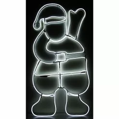 Rope Lights - Santa, White