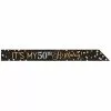 Sash - Birthday Add An Age, Black/Gold -Halloween Costumes Sales sash birthday add an age blackgold