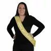 Sash - Happy 21st Birthday, Gold Glittered