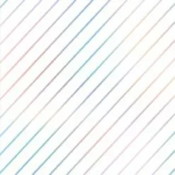 Serviettes - Luncheon Silver Stripes Iridescent 10 Pk