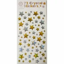 Stickers - Gold & Silver Stars