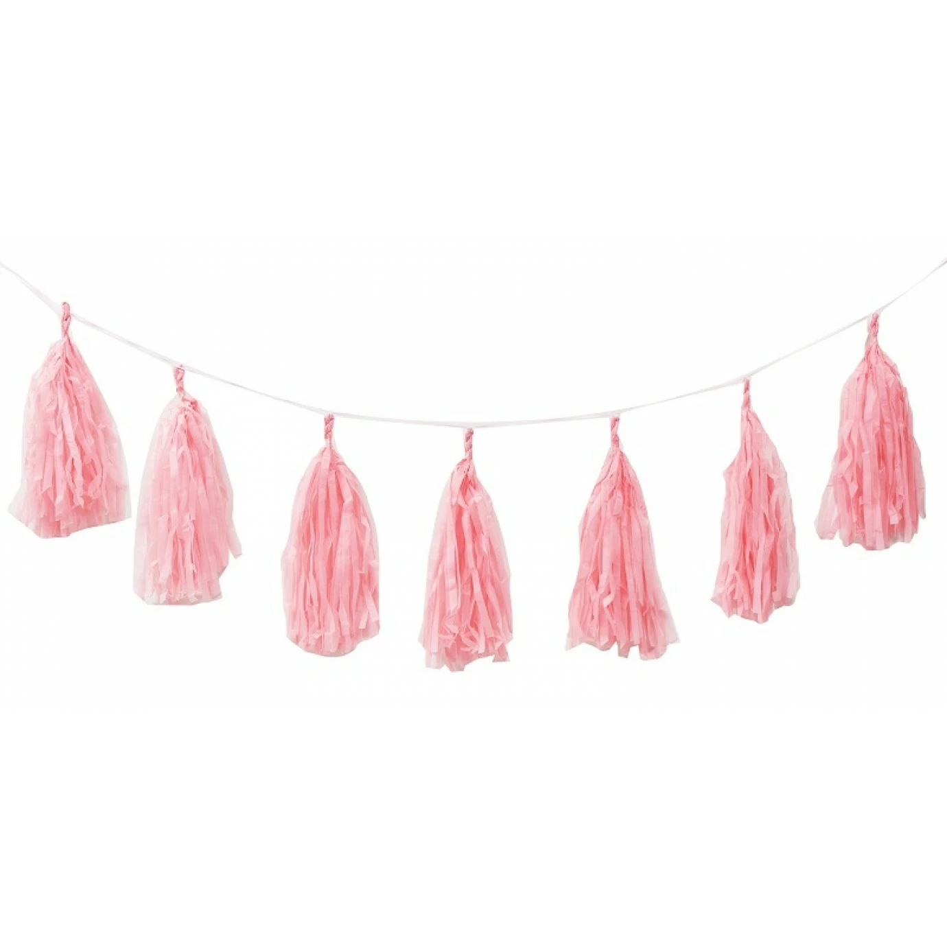 Garland - Tassel, Classic Pink 3 Garland - Tassel, Classic Pink