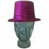 Top Hat - Glitter, Hot Pink -Halloween Costumes Sales top hat glitter hot pink