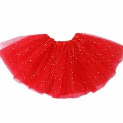 Tutu - 40 Cm, Glitter Red