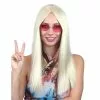 Wig - Hippie Girl Long Straight, Blonde -Halloween Costumes Sales wig hippie girl long straight blonde