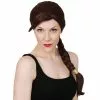 Wig - Miss Croft, Brown Plait -Halloween Costumes Sales wig lara croft brown plait