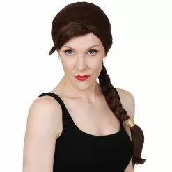 Wig - Miss Croft, Brown Plait