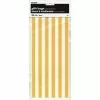 Cellophane Bags - Decorative Stripes, Yellow 20 Pk